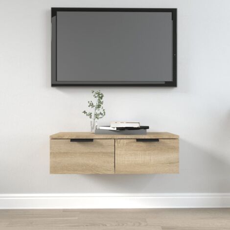 Armoire murale, Meuble Haut, Armoire Etagère de rangement Chêne sonoma 68x30x20 cm Bois d'ingénierie HYB11198 (1/5)