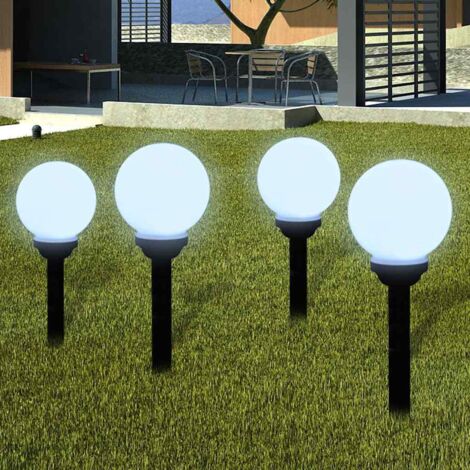 Lampes d'allée Lampes de jardin Éclairages pour chemins à LED 4 pcs 15 cm avec piquet de sol VXN4050 (1/5)