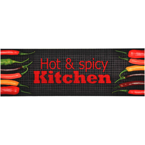 Tapis de cuisine Antidérapant, Tapis De Cuisine Devant Évier, Paillasson Intérieur lavable Hot & Spicy 60x300 cm MKS52111 (1/5)