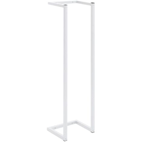 Porte-serviette Blanc 25x20x95 cm Acier (1/5)
