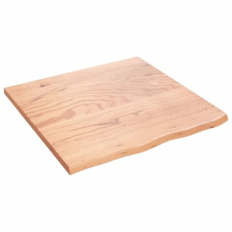 Étagère murale multiposition - Meuble Étagère murale marron clair 60x60x2 cm bois chêne massif traité -BV59417 (1/4)