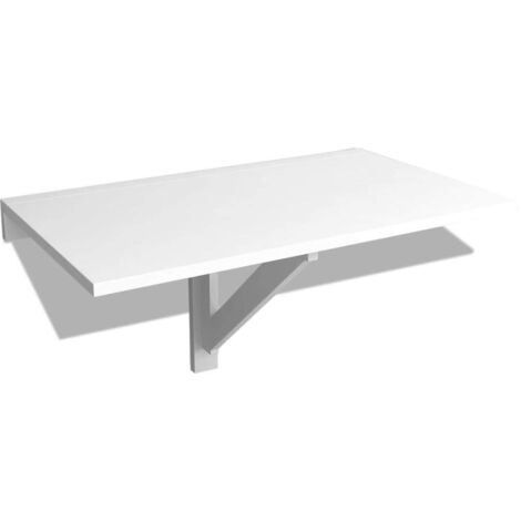 INLIFE Bureau avec tiroir et placard 100x40x73 cm Blanc (1/5)