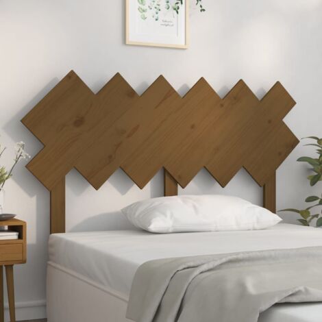 Tête de lit Contemporain - Tête de lit pour Chambre Maison - Marron miel 132x3x81 cm Bois massif de pin -80478 (1/5)