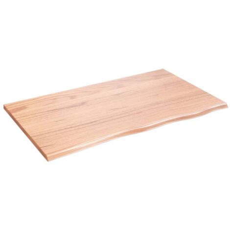 Étagère murale multiposition - Meuble Étagère murale marron clair 100x60x2cm bois chêne massif traité -BV95610 (1/4)