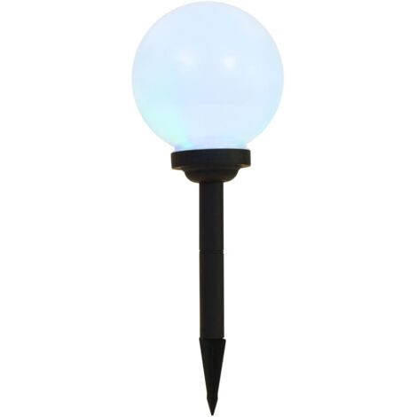 Éclairage d'extérieur solaire LED globe multicolore pour jardin
