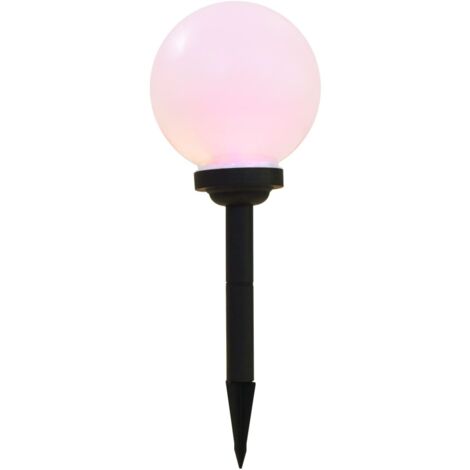 Éclairage d'extérieur solaire LED globe multicolore pour jardin