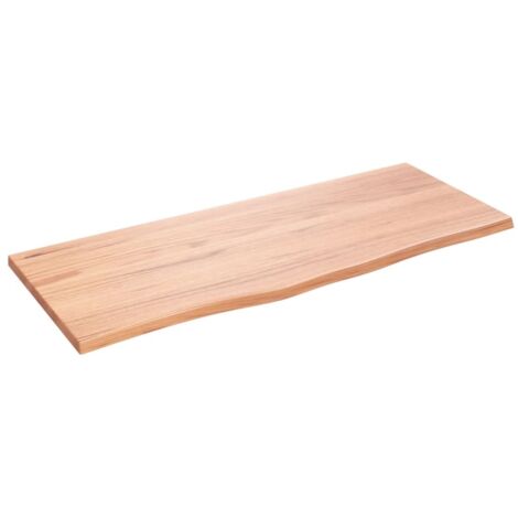 Étagère murale multiposition - Meuble Étagère murale marron clair 100x40x2cm bois chêne massif traité -BV22957 (1/4)