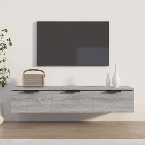 Armoire murale, Meuble Haut, Armoire Etagère de rangement Sonoma gris 102x30x20 cm Bois d'ingénierie HYB89088 (1/5)