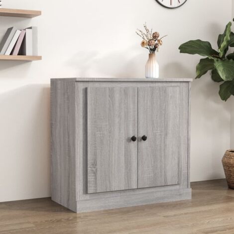 Buffet,Buffet Commode de salon/séjour sonoma gris 70x35,5x67,5 cm bois d'ingénierie -TZ66336 (1/5)