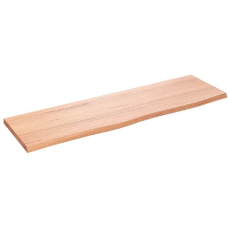Étagère murale multiposition - Meuble Étagère murale marron clair 100x30x2cm bois chêne massif traité -BV94416 (1/4)
