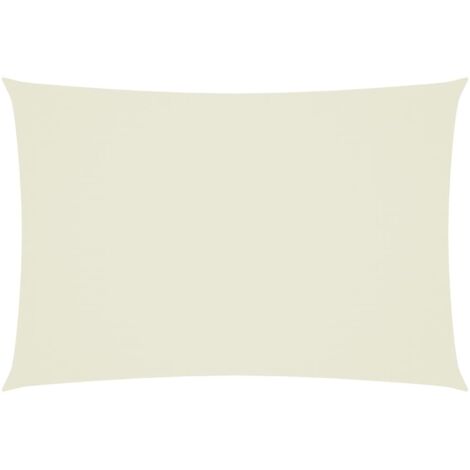 Voile de parasol,Voile d'ombrage pour Jardin Balcon en Tissu Oxford rectangulaire 3x5 m Crème -48694 (1/5)