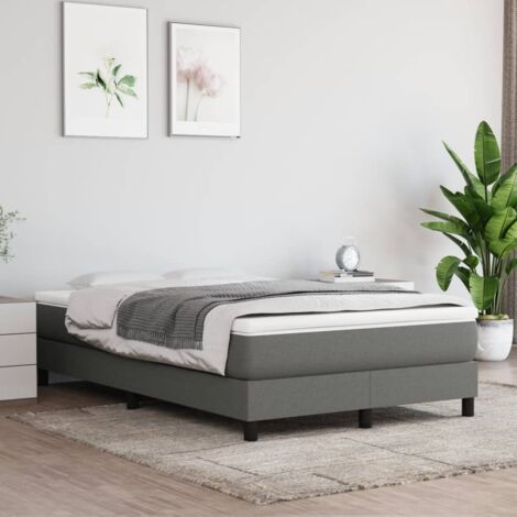 Matelas de lit,Matelas de couchage à ressorts ensachés Gris foncé 120x200x20 cm GSW89316 (1/5)