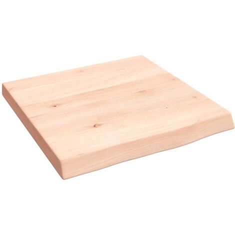 Étagère murale Moderne - Meuble Étagère murale Rangement multiposition 40x40x4 cm bois de chêne massif non traité -BV89209 (1/4)