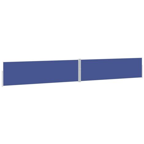 Auvent latéral rétractable de patio,Auvent facile à assembler Anti-UV 170x1200 cm Bleu -FR55201 (1/5)