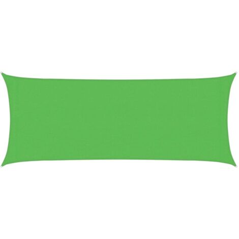 Voile d'ombrage,Voile parasol/Auvent pour Jardin Balcon en 160 g/m² Vert clair 2x5 m PEHD -26261 (1/5)