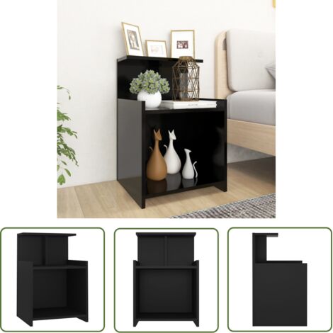Table de chevet Noir 40x35x60 (1/5)