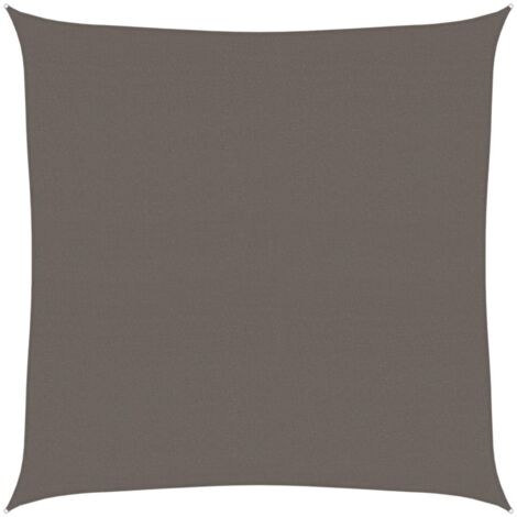 Voile d'ombrage,Voile parasol/Auvent pour Jardin Balcon en 160 g/m² Anthracite 4x4 m PEHD -59992 (1/5)