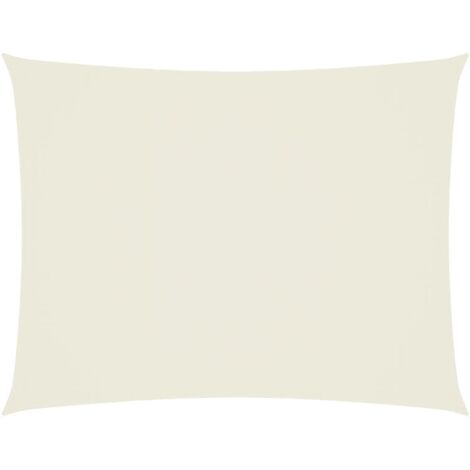 Voile de parasol,Voile d'ombrage pour Jardin Balcon en Tissu Oxford rectangulaire 3x4,5 m Crème -63638 (1/5)
