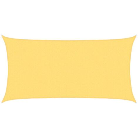 Voile d'ombrage,Voile parasol/Auvent pour Jardin Balcon en 160 g/m² Beige 2x3,5 m PEHD -14332 (1/5)