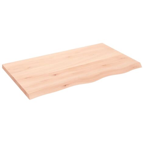 Étagère murale Moderne - Meuble Étagère murale Rangement multiposition 100x60x4 cm bois de chêne massif non traité -BV36309 (1/4)