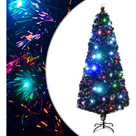 Sapin de Noël artificiel/Arbre de Noël pour Déco et support/LED 210 cm Fibre optique -WYW19723 (1/5)