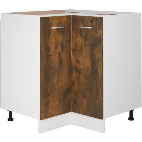 Armoire Meuble de rangement,Armoire de cuisine Chêne fumé 75,5x75,5x80,5 cm -33841 (1/5)
