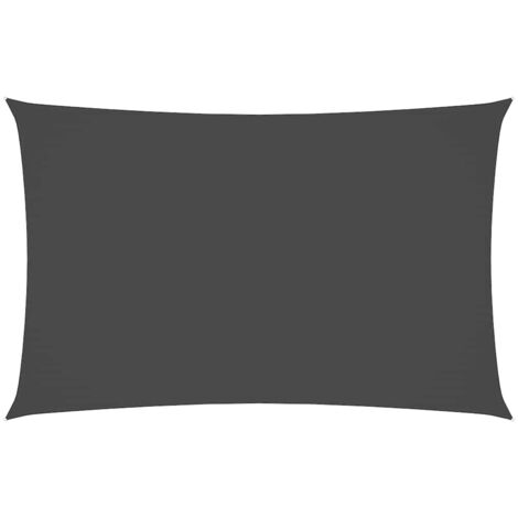 Voile de parasol,Voile d'ombrage pour Jardin Balcon en Tissu Oxford rectangulaire 2x5 m Anthracite -60841 (1/5)