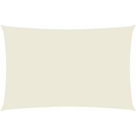 Voile de parasol,Voile d'ombrage pour Jardin Balcon en Tissu Oxford rectangulaire 2x5 m Crème -28839 (1/5)