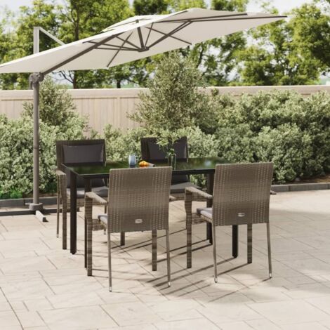 Furniture Limited - Ensemble à manger de jardin coussins 5 pcs no (1/5)