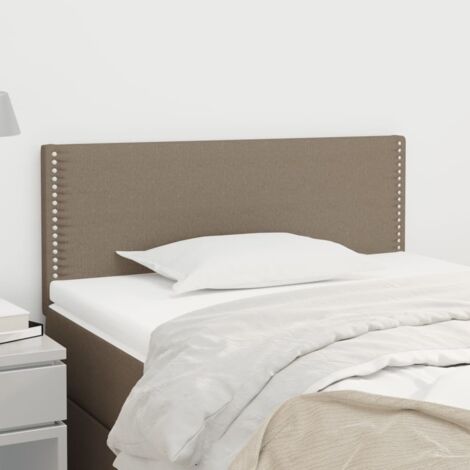 Tête de lit magnifique - Armoire de Tête de lit pour Chambre - Taupe 90x5x78/88 cm Tissu -13029 (1/5)