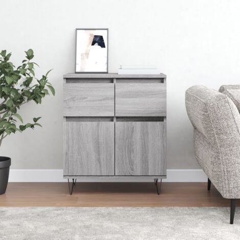 Buffet, Meuble de Rangement, Armoire de Cuisine Sogris 60x35x70 cm Bois d'ingénierie NKK54331 (1/5)