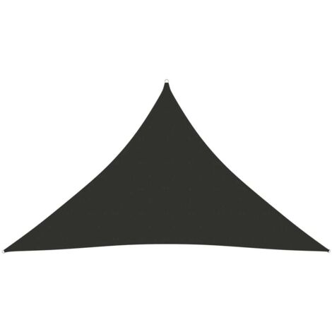 Voile de parasol,Voile d'ombrage pour Jardin Balcon en Tissu Oxford triangulaire 5x5x6 m Anthracite -43876 (1/5)