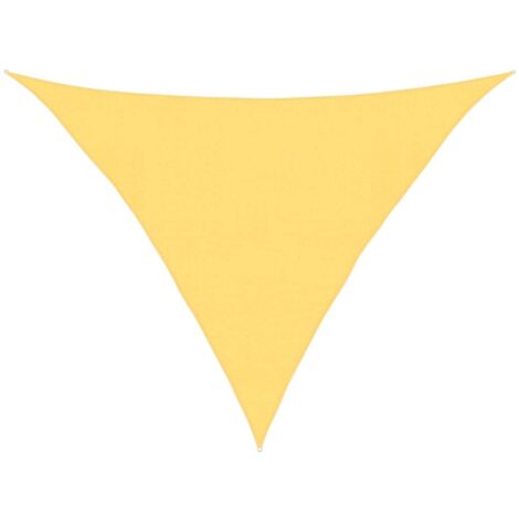 Voile d'ombrage,Voile parasol/Auvent pour Jardin Balcon en 160 g/m² Beige 4x4x5,8 m PEHD -85771 (1/5)