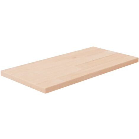 Panneau d'étagère, Tablette Murale, Meuble de rangement 40x20x1,5 cm Bois de chêne massif non traité MAE9447 (1/4)