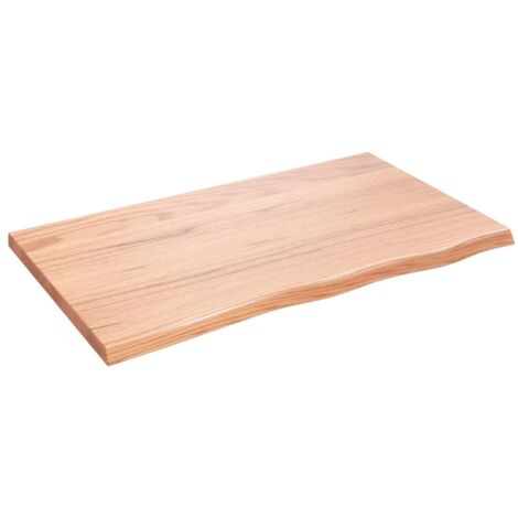 Étagère murale multiposition - Meuble Étagère murale marron clair 100x60x4cm bois chêne massif traité -BV79940 (1/4)