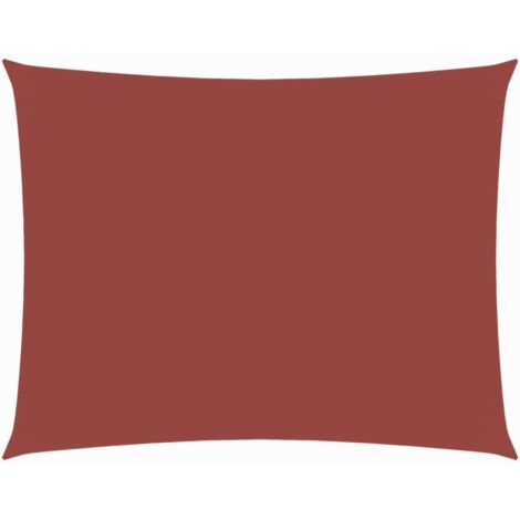 Voile de parasol,Voile d'ombrage pour Jardin Balcon en Tissu Oxford rectangulaire 3x4,5 m Terre cuite -41602 (1/5)