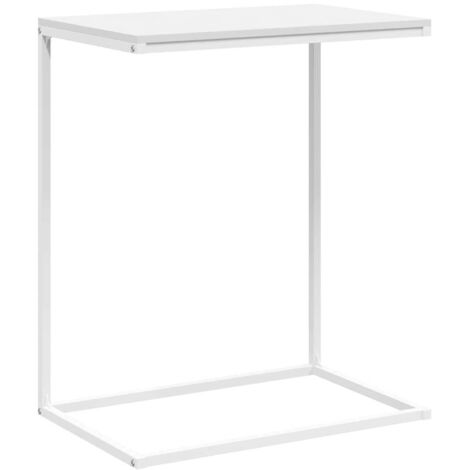 Table Basse Table à café Table d'appoint Blanc 55x35x66 cm Bois d'ingénierie BV12346 (1/5)