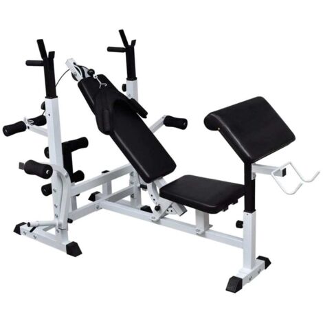 Banc de musculation, Banc d'entraînement Fitness NKK30837 (1/5)