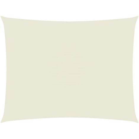 Voile de parasol,Voile d'ombrage pour Jardin Balcon en Tissu Oxford rectangulaire 2,5x4 m Crème -97788 (1/5)