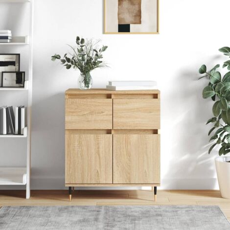 Buffet,Placard de cuisine,Meuble de rangement Chêne sonoma 60x35x70 cm Bois d'ingénierie -TZ76468 (1/5)