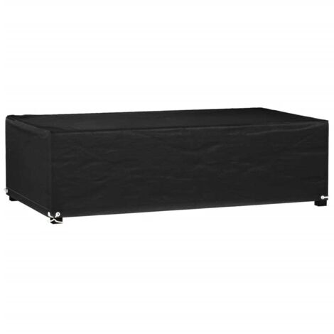Housse de salon de jardin,Housse Table et Chaise de Jardin de Protection 8 œillets 125x70x35 cm rectangulaire -YZ734846 (1/5)