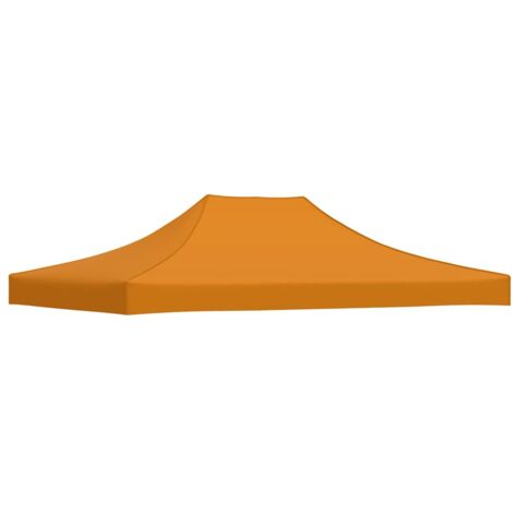 Toit de tente de réception pour belvédère de jardin,Résistant aux UV 4x3 m Orange 270 g/m² -25738 (1/5)
