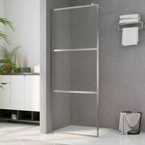 Paroi de douche,Paroi pour baignoire à l'italienne à verre ESG transparent 90x195 cm -Q3636 (1/5)