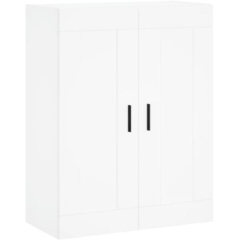 Armoire murale Salon,Meuble bas de Rangement,Meuble TV blanc 69,5x34x90 cm bois d'ingénierie -12849 (1/5)