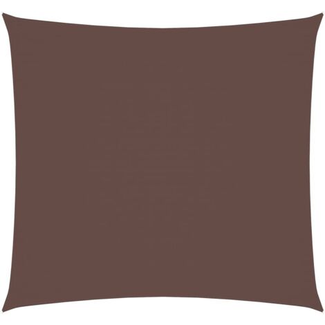 Voile de parasol,Voile d'ombrage pour Jardin Balcon en Tissu Oxford carré 7x7 m Marron -10295 (1/5)