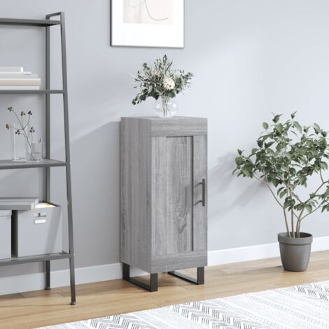 Buffet bas,Buffet Commode industriel Sonoma gris 34,5x34x90 cm Bois d'ingénierie -QS64099 (1/5)