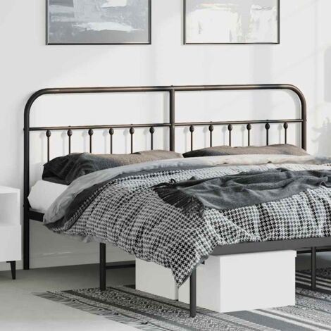 Tête de lit classique métal pour Chambre noir 180 cm -BV48018 (1/5)