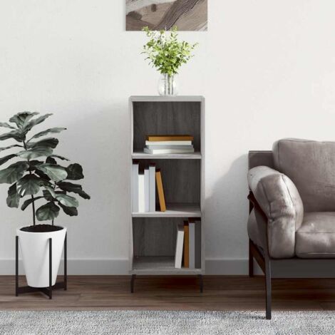 Buffet,Buffet Commode de salon/séjour sonoma gris 34,5x32,5x90 cm bois d'ingénierie -TZ23263 (1/5)