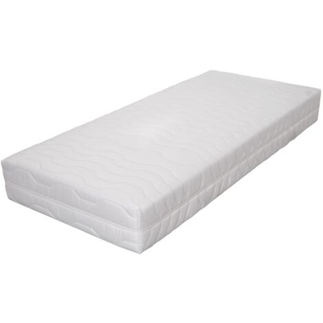 Luxe Matelas Ressorts 100 x 200 cm pour Adulte Enfant 7 zones Ressort ensaché 20 cm H3 -VA56460 (1/5)