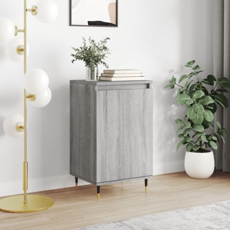 Buffet bas,Buffet Commode industriel sonoma gris 40x35x70 cm bois d'ingénierie -QS67977 (1/5)